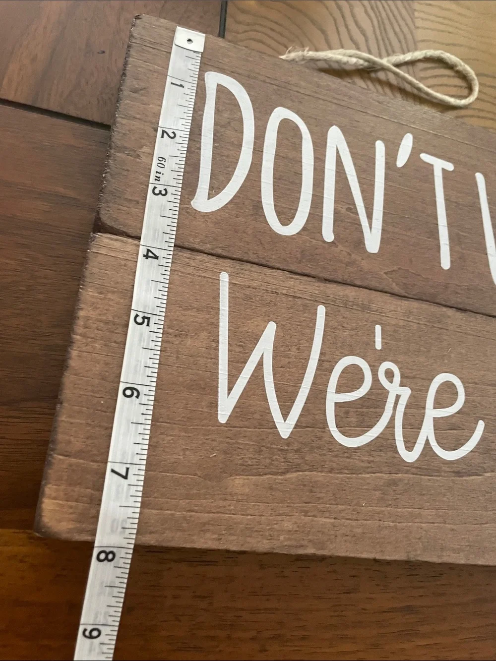 Rustic Wood Sign 